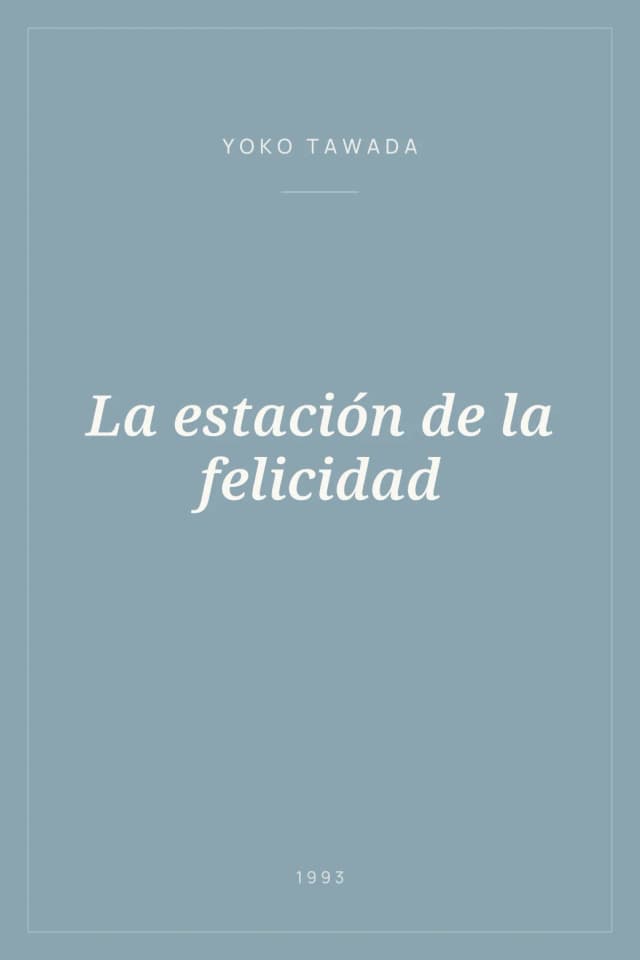 Portada de La estación de la felicidad
