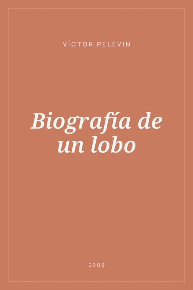 Portada de Biografía de un lobo