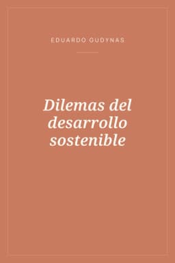 Portada de Dilemas del desarrollo sostenible