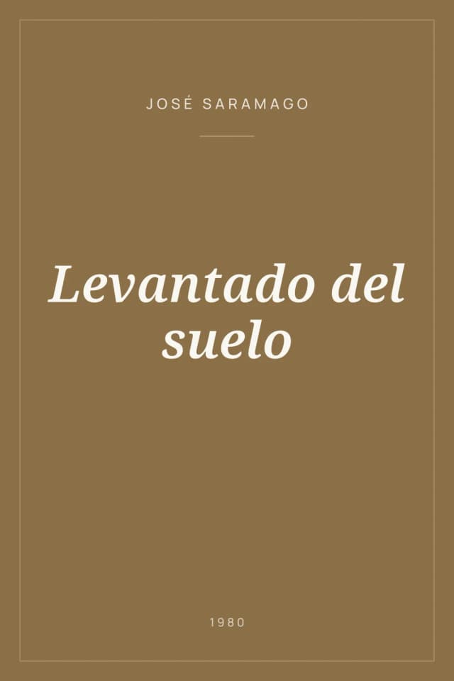 Portada de Levantado del suelo