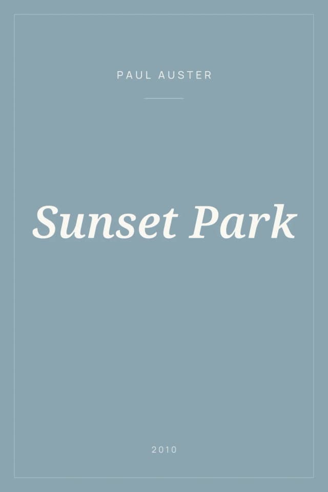 Portada de Sunset Park