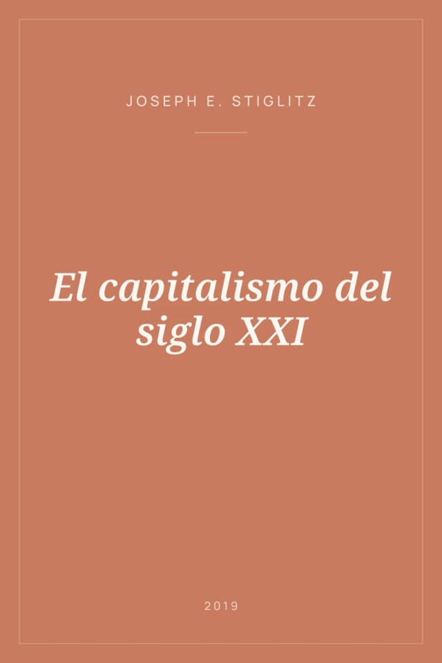 Portada de El capitalismo del siglo XXI