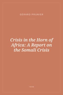 Portada de Crisis in the Horn of Africa: A Report on the Somali Crisis