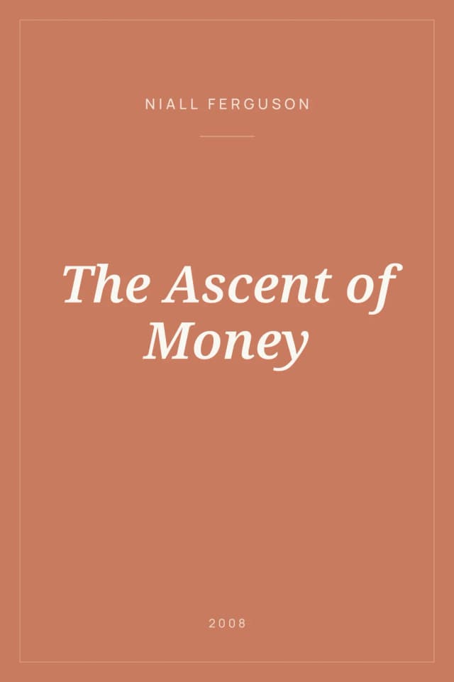 Portada de The Ascent of Money