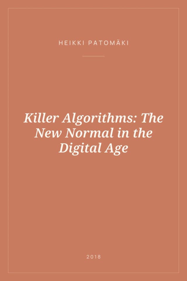 Portada de Killer Algorithms: The New Normal in the Digital Age