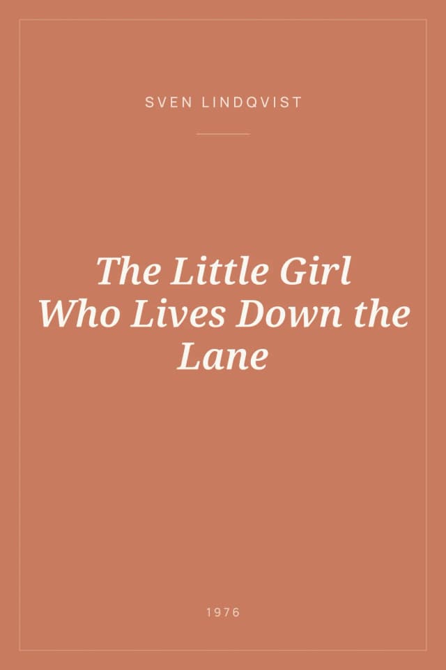 Portada de The Little Girl Who Lives Down the Lane