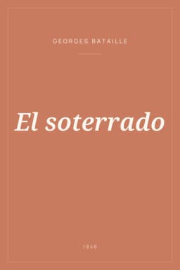 Portada de El soterrado