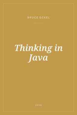Portada de Thinking in Java