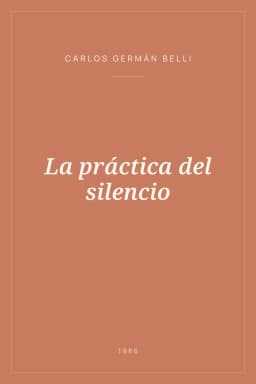 Portada de La práctica del silencio