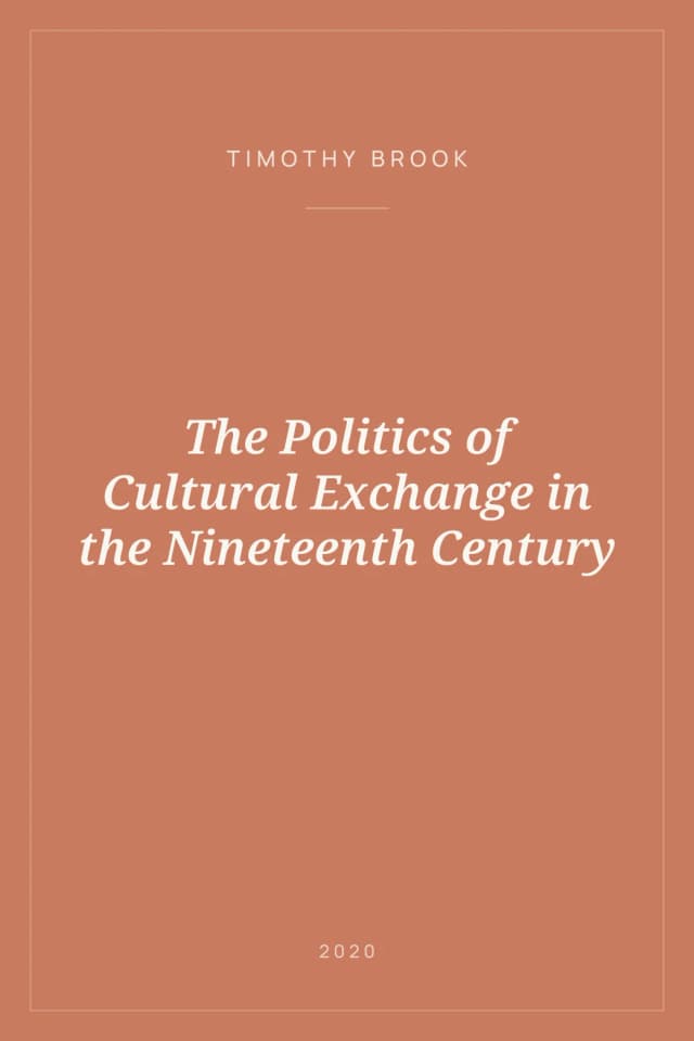 Portada de The Politics of Cultural Exchange in the Nineteenth Century