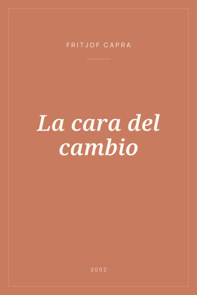 Portada de La cara del cambio