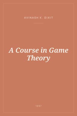 Portada de A Course in Game Theory