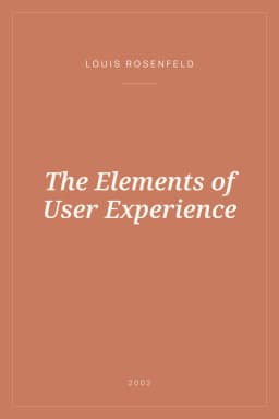 Portada de The Elements of User Experience