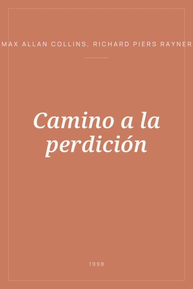 Portada de Camino a la perdición
