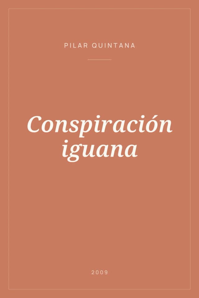 Portada de Conspiración iguana