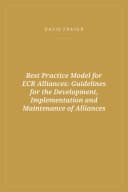 Portada de Best Practice Model for ECR Alliances: Guidelines for the Development, Implementation and Maintenance of Alliances