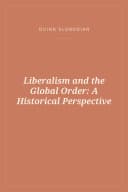 Portada de Liberalism and the Global Order: A Historical Perspective