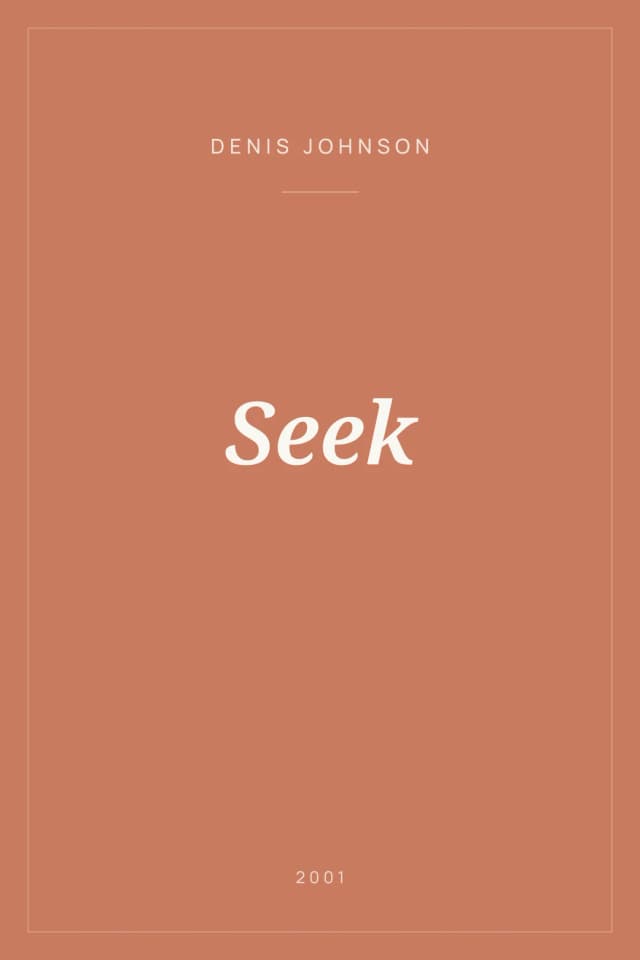 Portada de Seek