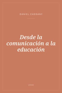 Portada de Desde la comunicación a la educación