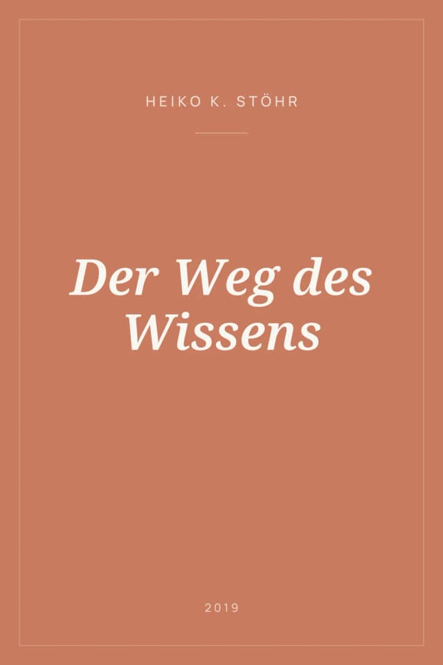 Portada de Der Weg des Wissens