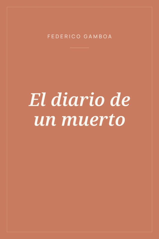 Portada de El diario de un muerto