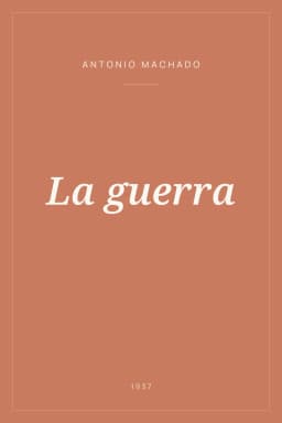 Portada de La guerra