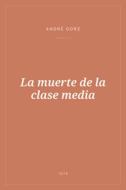 Portada de La muerte de la clase media