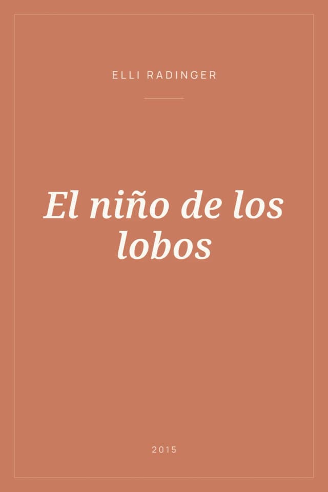 Portada de El niño de los lobos