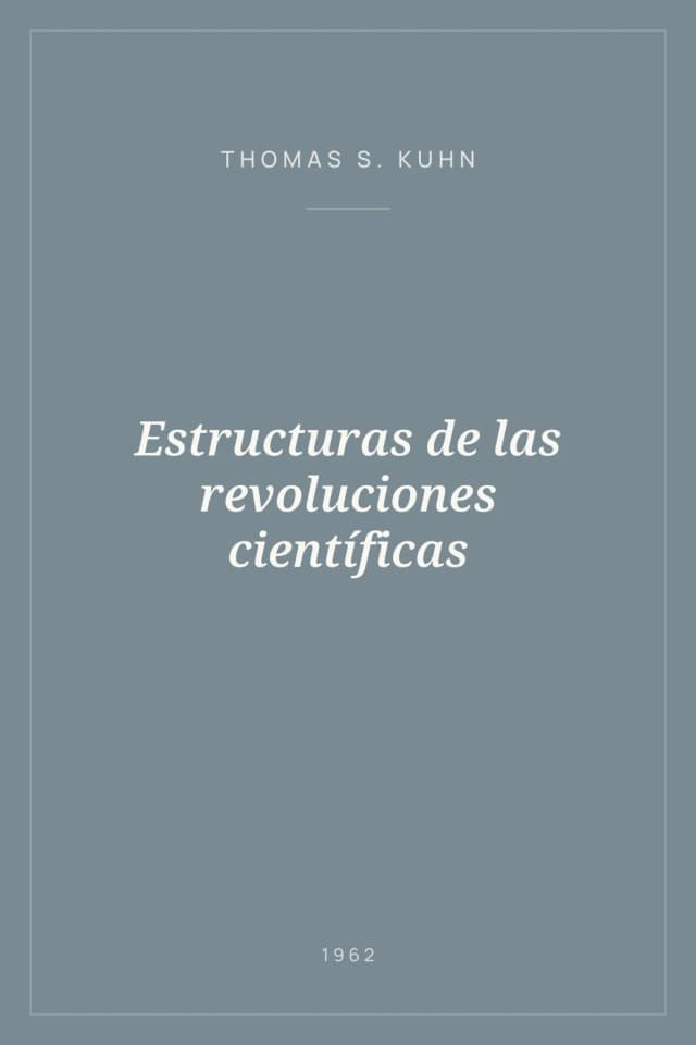 Portada de Estructuras de las revoluciones científicas