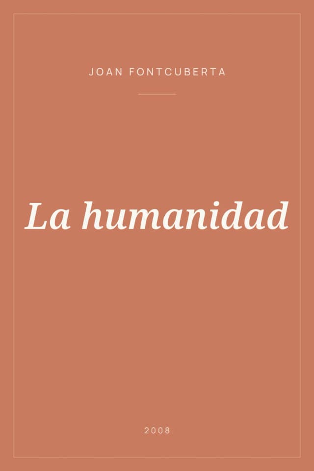 Portada de La humanidad
