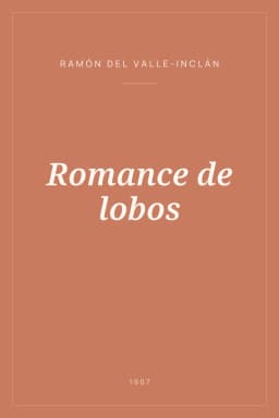 Portada de Romance de lobos
