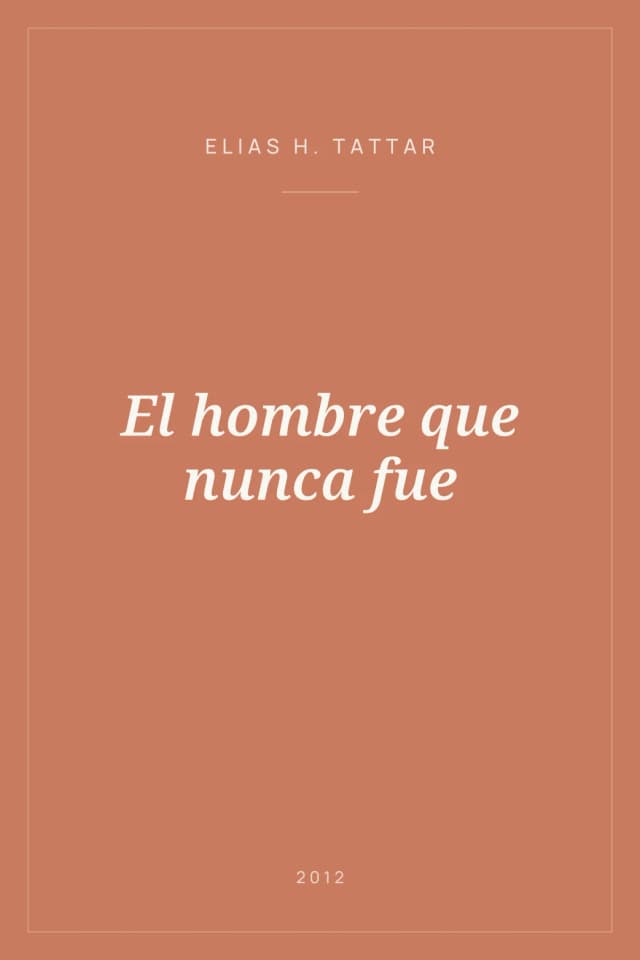Portada de El hombre que nunca fue