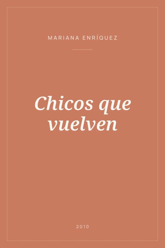 Portada de Chicos que vuelven