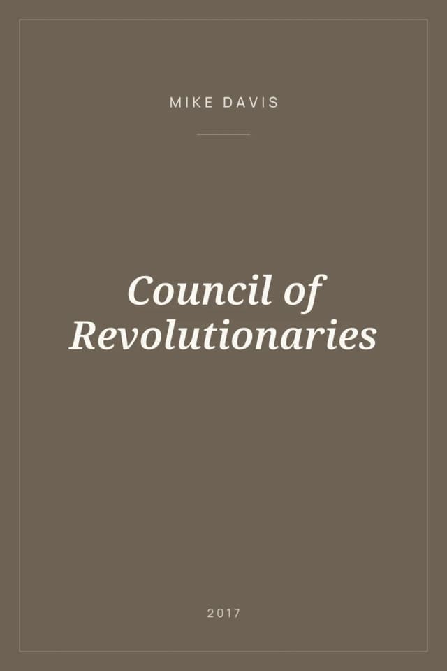 Portada de Council of Revolutionaries