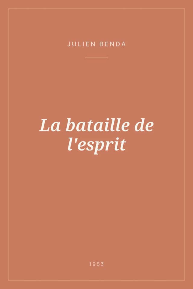 Portada de La bataille de l'esprit