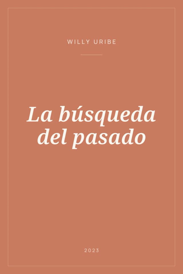 Portada de La búsqueda del pasado