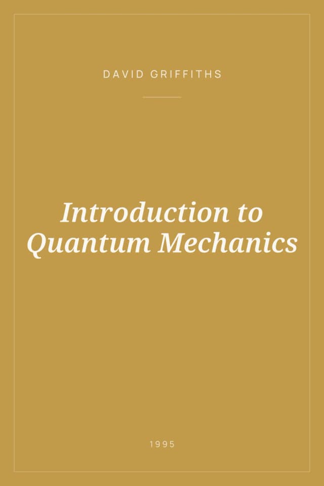Portada de Introduction to Quantum Mechanics