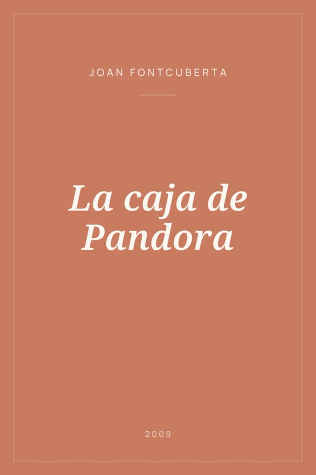 Portada de La caja de Pandora