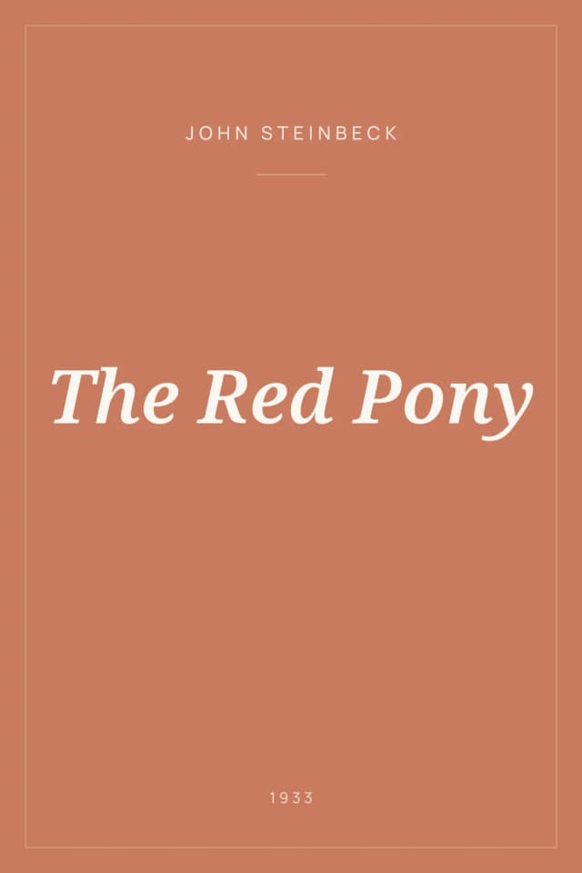Portada de The Red Pony