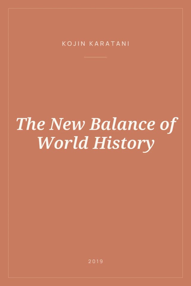 Portada de The New Balance of World History