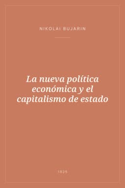 Portada de La nueva política económica y el capitalismo de estado