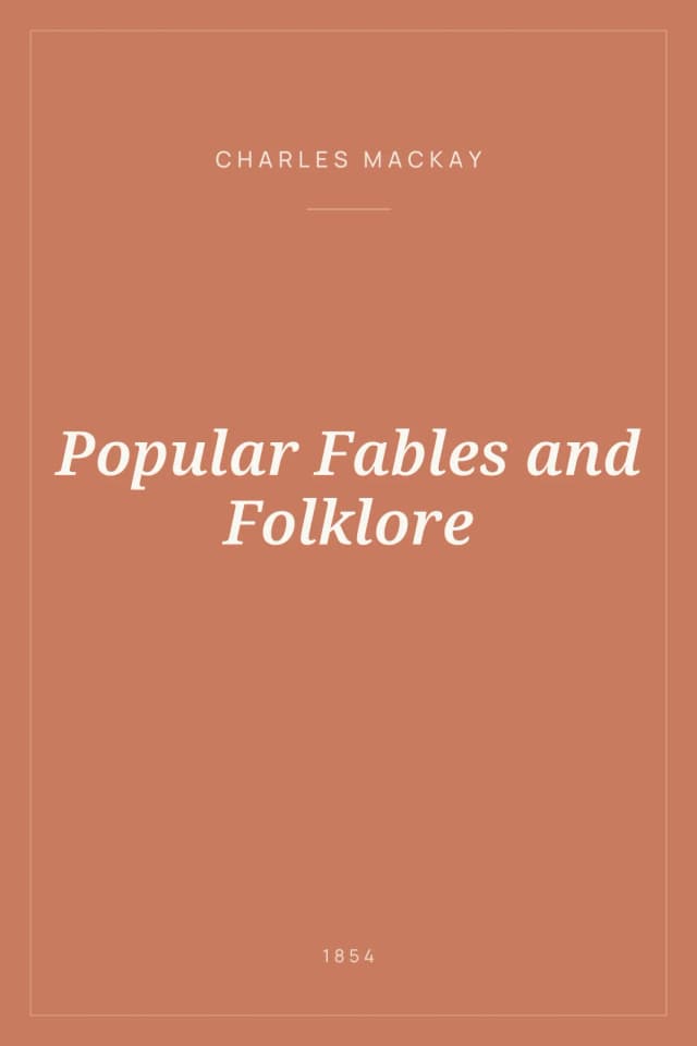 Portada de Popular Fables and Folklore