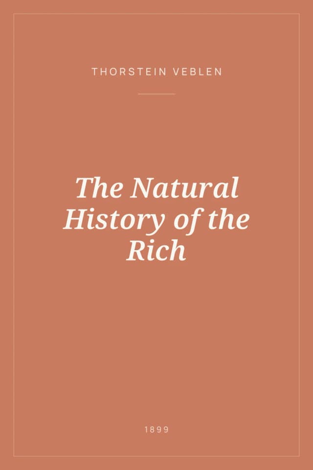 Portada de The Natural History of the Rich