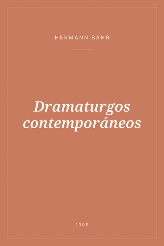 Portada de Dramaturgos contemporáneos