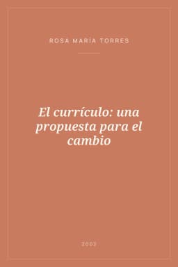Portada de El currículo: una propuesta para el cambio