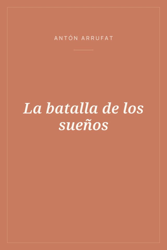 Portada de La batalla de los sueños