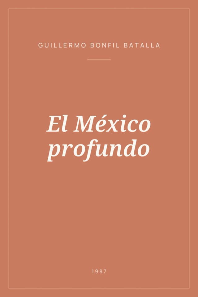 Portada de El México profundo