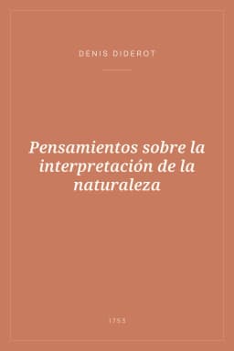 Portada de Pensamientos sobre la interpretación de la naturaleza