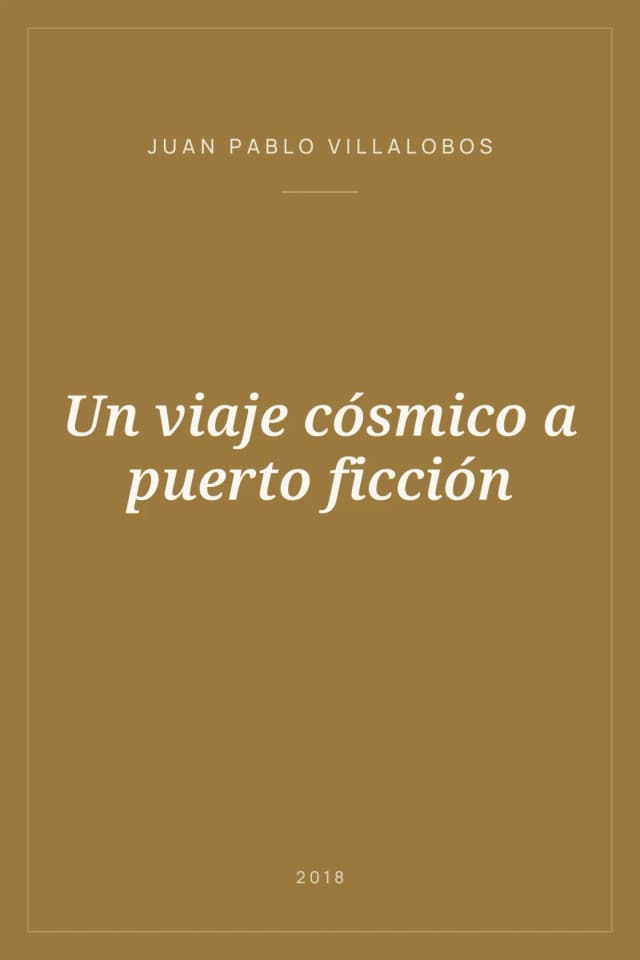 Portada de Un viaje cósmico a puerto ficción