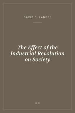 Portada de The Effect of the Industrial Revolution on Society
